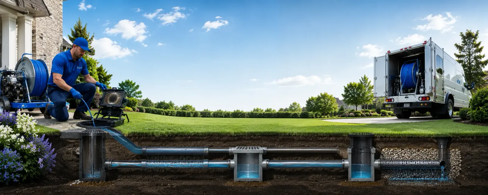 Outdoor drain cleaning information for North Walpole, NH